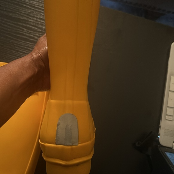 Hunter Classic Yellow Tall Rain Boots - Picture 12 of 12